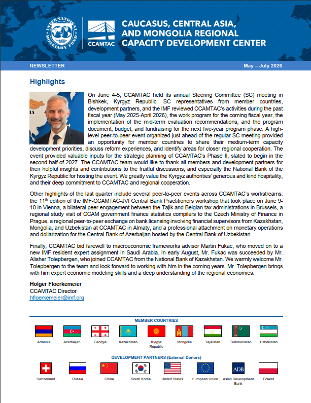 Newsletter May - July 2026